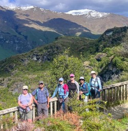 guests hiking Wanaka Rocky Mountains MP10NOV25