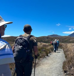 guests hiking in Tongariro National Park SN18NOV25