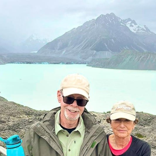 guests hiking mt cook national park RP02FEB26