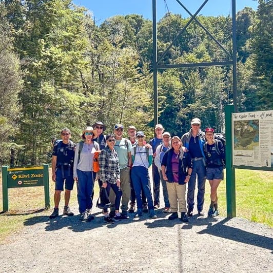 guests hiking on the kepler track GE24NOV25 