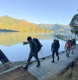 guests hiking the Nydia Track KC23FEB26