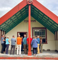 guests in marae Kohutapu Lodge Sn24FEB26
