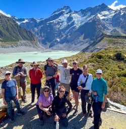 guests in mt cook national park guided hikes PS09MAR26