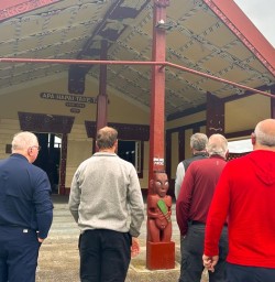 guests invited to marae at Kohutapu Lodge SN10MAr26