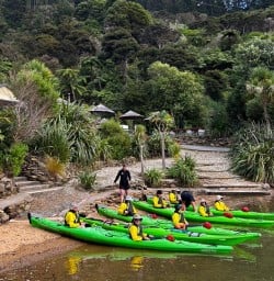 guests kayak Queen Charlotte Sound RM23MAR26