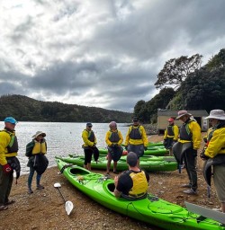 guests kayak in Queen Charlotte RM03NOV25