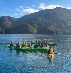 guests kayaking Queen Charlotte guided tour MP23FEB26