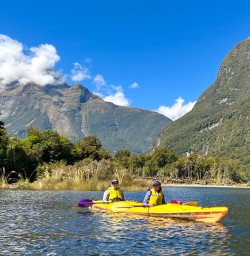 guests kayaking in Milford Sound PS23FEB26