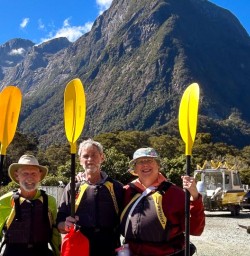 guests kayaking in Milford Sound PS23MAR26