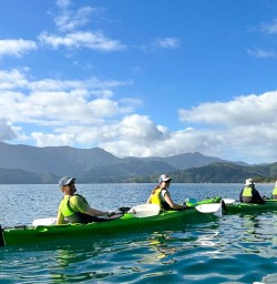 guests kayaking in Queen Charlotte MP16FEB26
