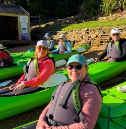 guests kayaking in Queen Charlotte MP23FEB26