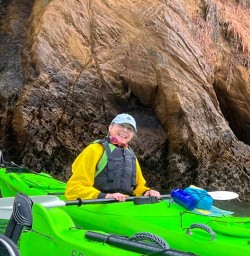 guests kayaking in Queen Charlotte Sound RM17NOV25