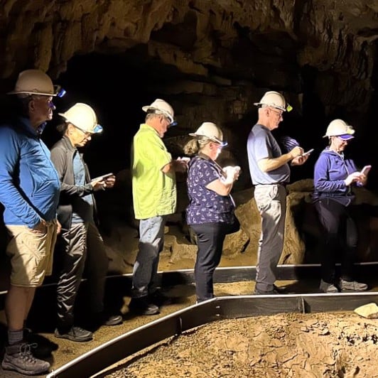 guests learn about Waitomo Caves GN23MAR26