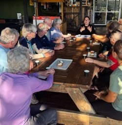 guests learn about maori culture Kohutpau Lodge RS03MAR26