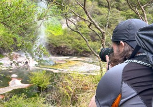 guests learn about the volcanic valley in Waimangu Rotorua SN03FEB26