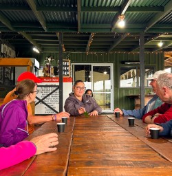 guests learn maori weaving techniques Kohutapu Lodge SN24FEB26