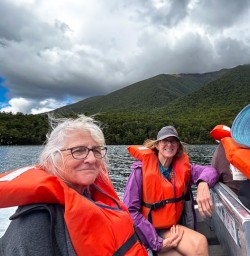 guests on Haast river jet boat tour KC19JAN26