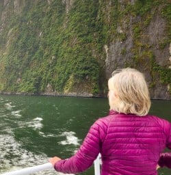 guests on Milford Sound Cruise KC16MAR27