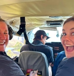guests on bush plane to Siberia Valley PS23MAR27