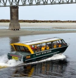 guests on haast river jet boat cruise KC16MAR27