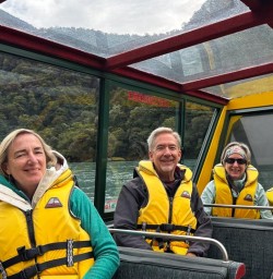 guests on jet boat Haast River RM03NOV25
