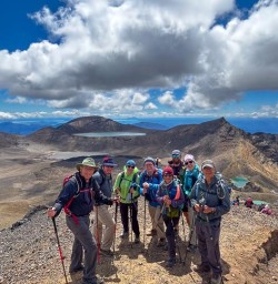 guests on the Tongariro Crossing hike GN03NOV25