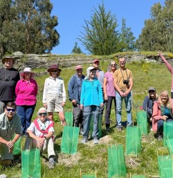 guests plant trees in Arrowtown MP24NOV25