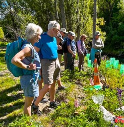 guests planting trees in Arrowtown GE16FEb26