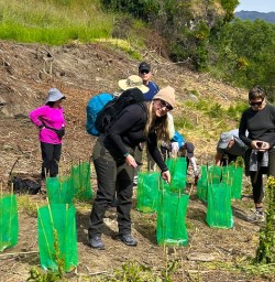 guests planting trees in Arrowtown MP22DEC25