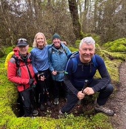 guests posing on kepler track GW25OCT25