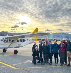 guests take bushplane to Siberia Valley PS09MAR26