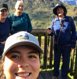 Guide and guests selfie