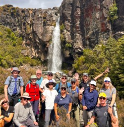 guided hike in tongariro national park for our guests SN24FEB26