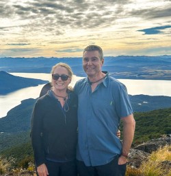 happy couple hiking the Kepler Track GW03MAR26