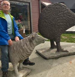 Happy guest enjoying Tekapo