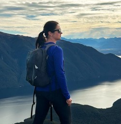 happy guest on Kepler Track lake views GW03MAR26