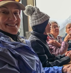 Happy guests in Siberia Hut