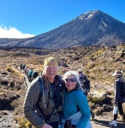 happy guests in Tongariro National Park RS03MAr26