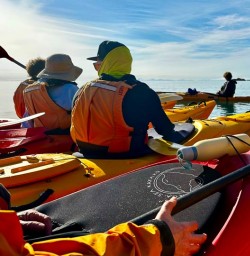 happy guests kayak in Abel Tasman National Park GE16MAR26