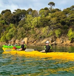 happy guests kayak in Queen Charlotte MP23MAR26
