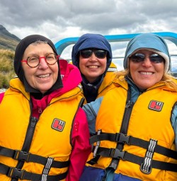 happy guests on jet boat tour in mt aspiring national park PS09MAR26