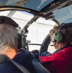 heli flight Luxmore hut kepler track GW18NOV25