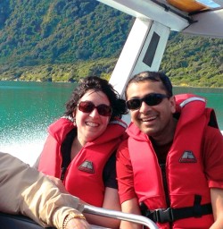 jetboat on lake mckerrow new zealand