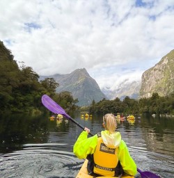 kayak tour in Milford Sound PS09MAR27