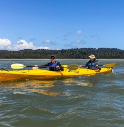 Kayaking the Okarito Lagoon, West Coast New Zealand