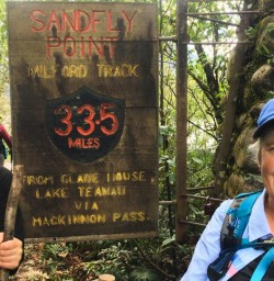 Ladies at Milford Track, Fiordland National Park Southland New Zealand