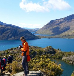 lake wanaka view from mou waho island