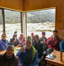 Lucnh bubbles at Siberia Hut