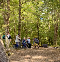 Lunch break in the native flora