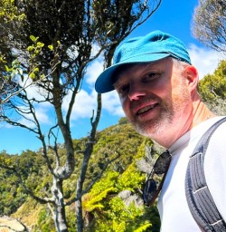 male guest exploring the Rakiura Track
